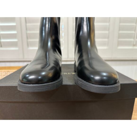 J. Crew Women's Black Chelsea Boot Leather Textile Upper Sz 10 NIB British Style - Picture 7 of 16